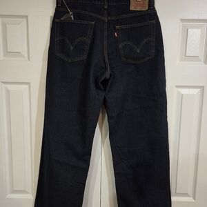 Vintage Y2K Levi's Men's Baggy Giant Fit 599 Blue Jeans NWT